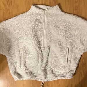 SO Cream Sherpa Half-Zip Pullover
